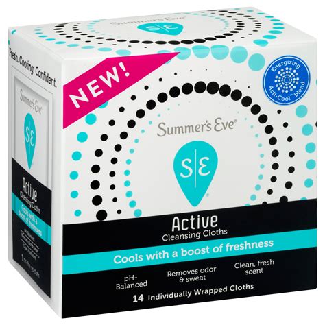 Summer's Eve Active Cleansing Cloths tv commercials