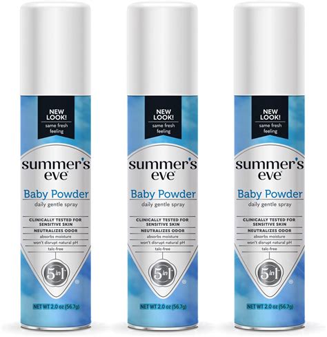 Summer's Eve Baby Powder Freshening Spray tv commercials