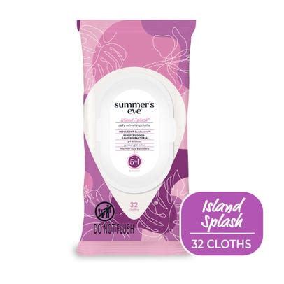 Summer's Eve Cleansing Cloths Island Splash