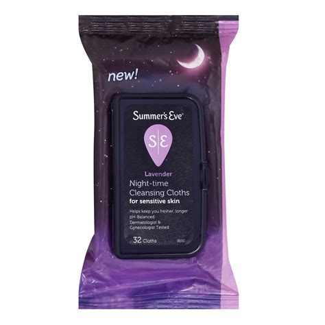 Summer's Eve Lavender Night-Time Cleansing Cloths