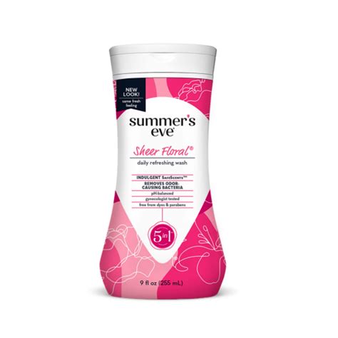 Summer's Eve Sheer Floral Daily Refreshing Wash logo