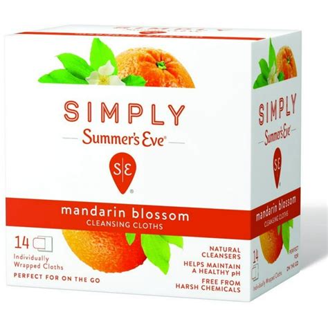 Summer's Eve Simply Mandarin Blossom logo