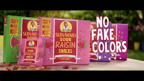 Sun-Maid Raisins Sour Raisin Snacks TV Spot, 'Imagine That!' featuring Audrianna Nicole Lico