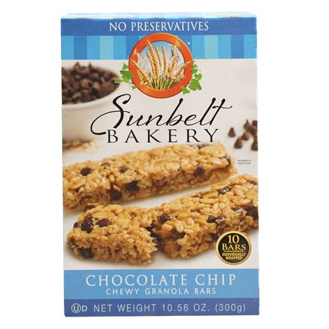 Sunbelt Bakery Chocolate Chip Chewy Granola Bars logo