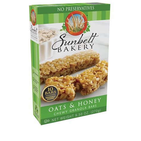 Sunbelt Bakery Oats and Honey Chewy Granola Bars