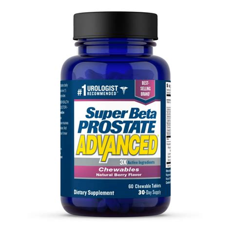 Super Beta Prostate Advanced Natural Berry Flavor Chewables