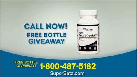 Super Beta Prostate Free Bottle Giveaway TV commercial - Men Over Age 50