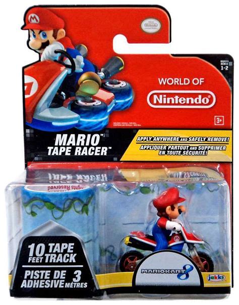 Super Mario (Jakks Pacific) World of Nintendo Series 1 Mario Kart 8 Tape Racers: Bullet Bill logo