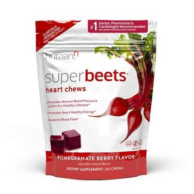 SuperBeets Heart Chews Pomegranate Berry tv commercials