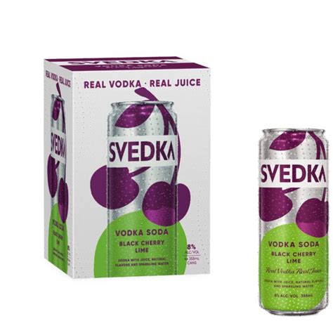 Svedka Black Cherry Lime Vodka Soda logo