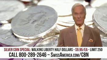 Swiss America Silver Coin Special TV Spot, 'Rediscover Silver: Walking Liberty' Featuring Pat Boone