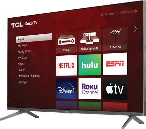 TCL USA 6-Series 4K QLED Dolby Vision HDR Smart Roku TV