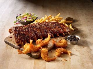 TGI Friday's Whiskey-Glazed Big Ribs & Shrimp