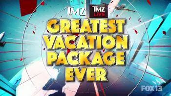 TMZ Live TV Spot, 'Greatest Vacation Package Ever Sweepstakes'