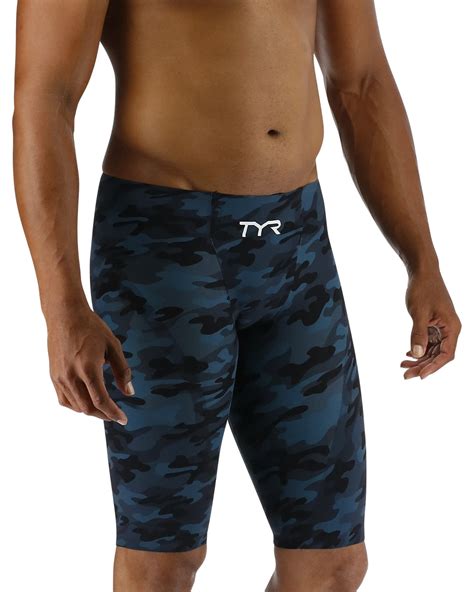 TYR Men’s Venzo Camo High Waist Jammer Swimsuit logo