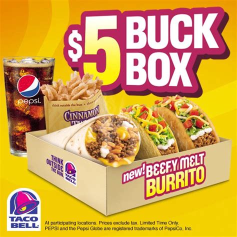 Taco Bell $5 Box tv commercials