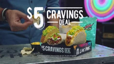 Taco Bell $5 Cravings Deal TV Spot, 'All the Cravings You Can Handle' featuring Tommie Cross-Holmes