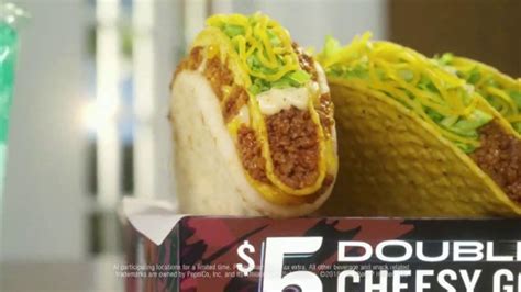 Taco Bell $5 Double Cheesy Gordita Crunch Box TV commercial - Added to the Sides