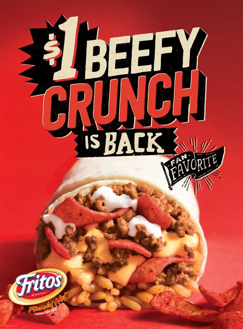 Taco Bell Beefy Crunch Burrito tv commercials
