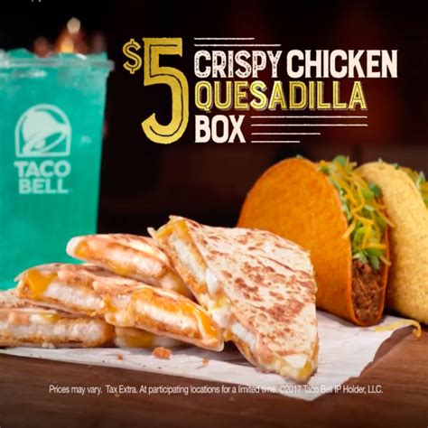 Taco Bell Chicken Quesadilla tv commercials