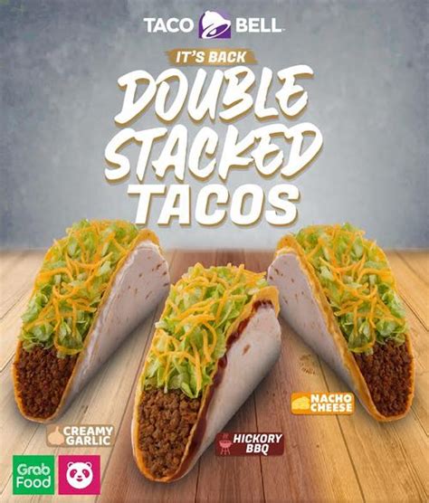 Taco Bell Chipotle Cheddar Double Stacked Taco logo