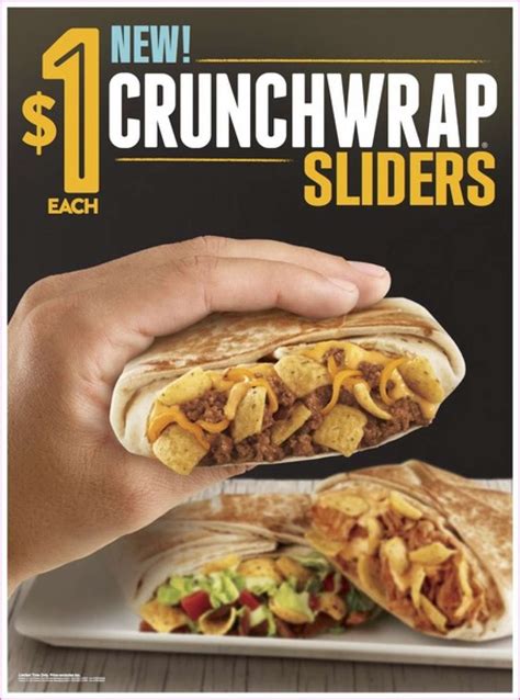 Taco Bell Crunchwrap Sliders tv commercials