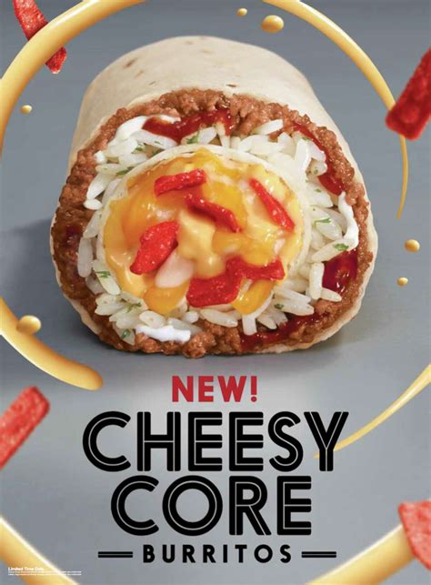 Taco Bell Crunchy Cheesy Core Burrito logo