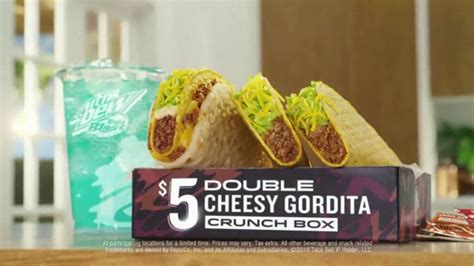 Taco Bell Double Cheesy Gordita Crunch Box tv commercials