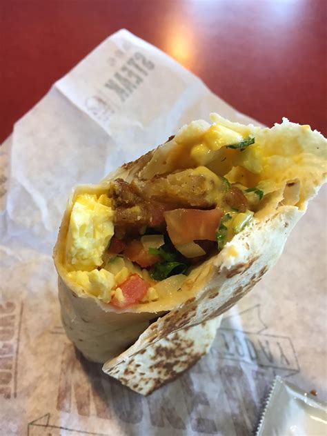 Taco Bell Fiesta Potato Grilled Breakfast Burrito