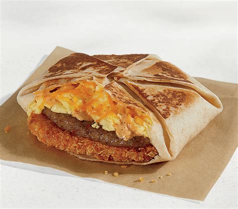 Taco Bell Sausage A.M. Crunchwrap logo