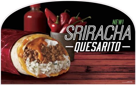 Taco Bell Sriracha Quesarito