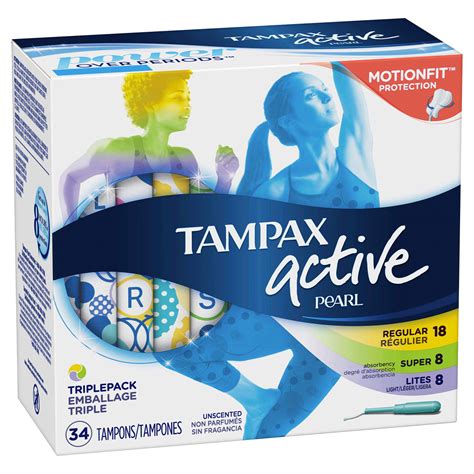 Tampax Pearl Active tv commercials