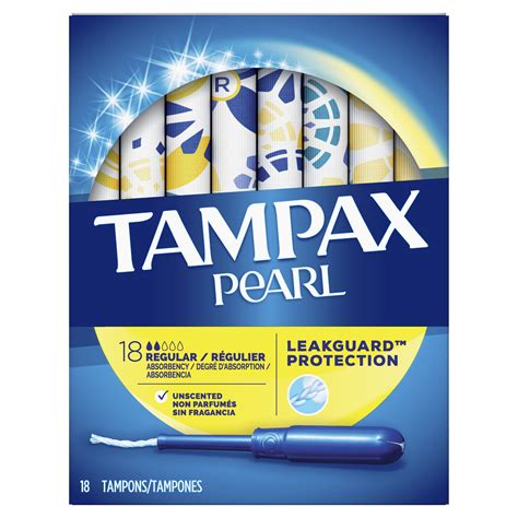 Tampax Pearl Tampons Regular logo