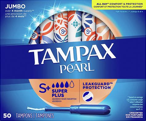Tampax Pearl Tampons Super Plus logo