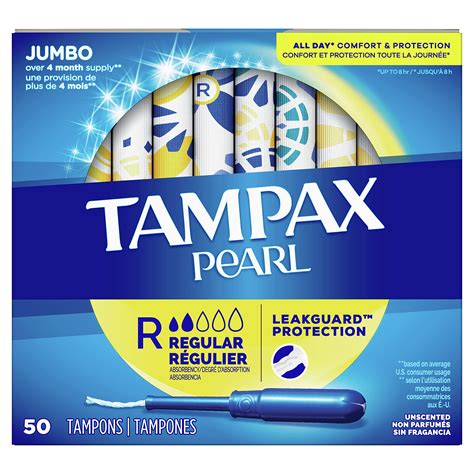 Tampax Pocket Pearl Tampons, Regular logo