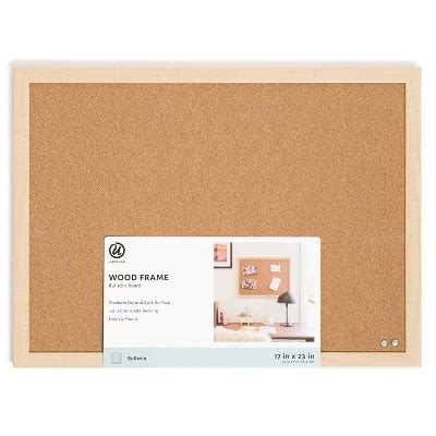 Target Ubrands Cork Bulletin Board Wood Frame