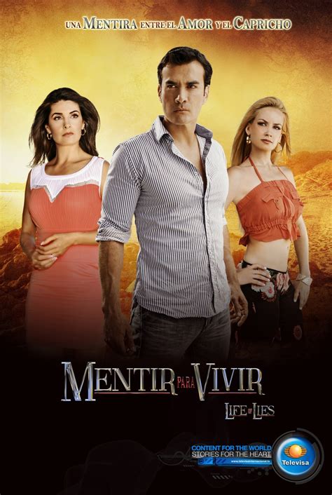 Televisa Home Entertainment Mentir para Vivir logo