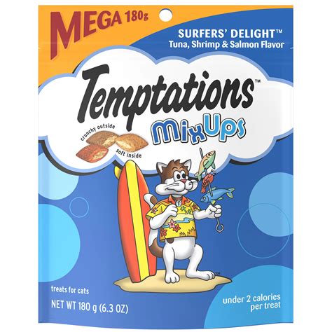 Temptations Cat Treats MixUps Surfer's Delight