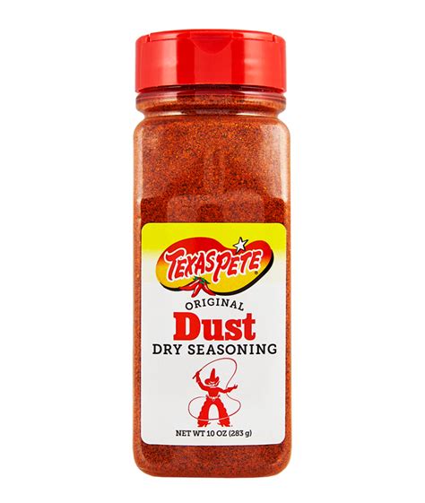 Texas Pete Hot Sauce Original Dust Dry Seasoning logo