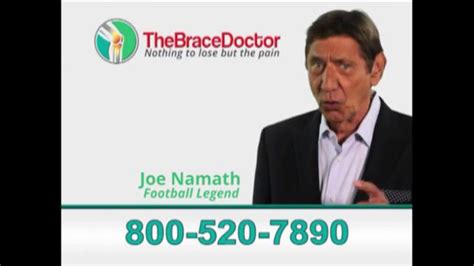 The Brace Doctor TV Spot, 'New Brace' Featuring Joe Namath