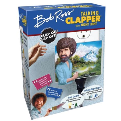 The Clapper Bob Ross Talking Clapper & Night Light logo