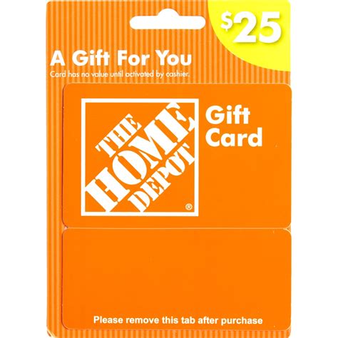 The Home Depot Gift Card logo