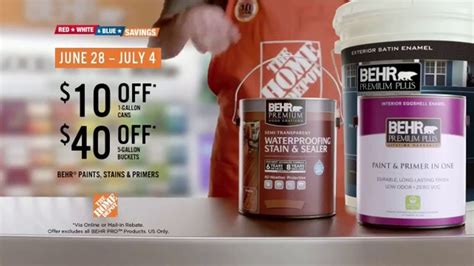 The Home Depot Red, White and Blue Savings TV Spot, 'Find Your Color' created for The Home Depot