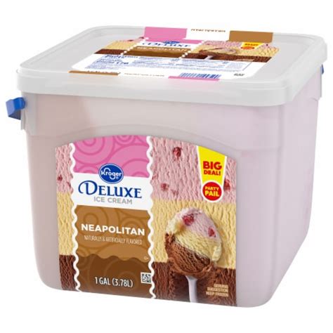 The Kroger Company Neapolitan Deluxe Ice Cream