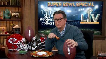 The Late Show Super Bowl 2021 TV Promo, Chicken Wings