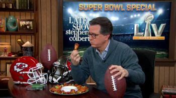 The Late Show Super Bowl 2021 TV Promo, Chicken Wings