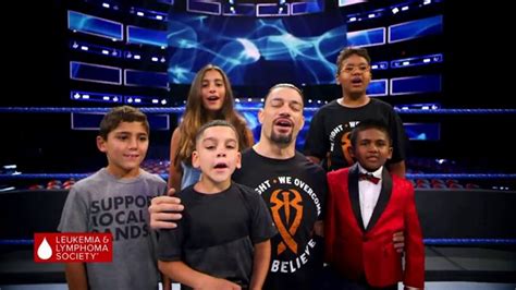 The Leukemia & Lymphoma Society TV Spot, 'Children's Initiative' Featuring Roman Reigns featuring Roman Reigns