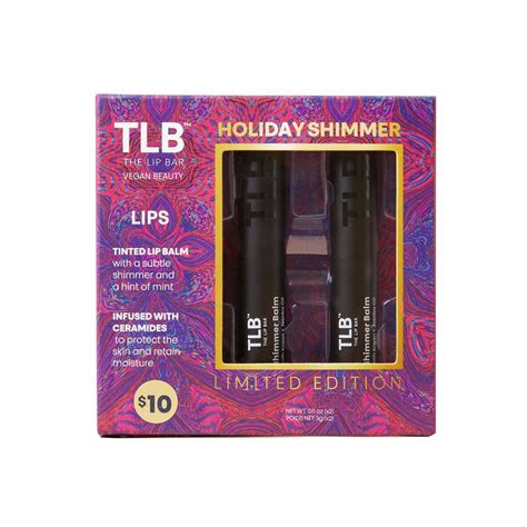 The Lip Bar Holiday Shimmer Balm Collection Gift Set tv commercials