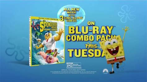 The Spongebob Movie: Sponge Out of Water Blu-Ray Combo Pack TV Spot