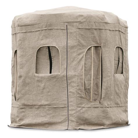 The Sportsman's Guide Bolderton Heavy Duty Burlap Blind with 10' Tower logo